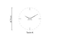 Designové nástěnné hodiny Nomon Tacon 4i black 73cm 169294 Hodiny