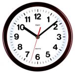 Nástěnné hodiny plastové 3001.7, 3005.2 141299 | Nástěnné hodiny bílá, Nástěnné hodiny červená kulaté, Nástěnné hodiny hnědá