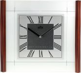 Pěkné dřevěné nástěnné hodiny E07.2715.54, E07.2715.53 z kvalitních materiálů 150892 MPM Quality Hodiny