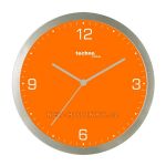 Nástěnné hodiny techno Line oranžová, modrá, fialová 154880 | modrá