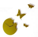 Designové hodiny Diamantini a Domeniconi Butterfly green 40cm 160807
