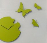 Designové hodiny Diamantini a Domeniconi Butterfly green 40cm 160807 Diamantini&Domeniconi Hodiny