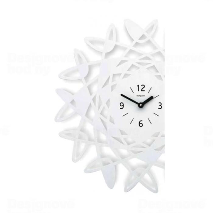 Designové nástěnné hodiny 303 Meridiana 50cm Meridiana barvy kov stříbrný lak 160790 Hodiny