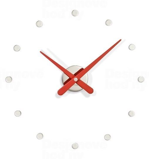 Designové nástěnné hodiny Nomon RODON Mini red 50cm 160798