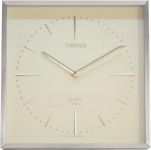 Nástěnné hodiny Twins 2904 white 28cm 160843