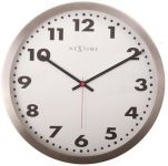 Designové nástěnné hodiny 2521 Nextime Arabic white 34cm 161001 Hodiny