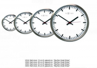 Designové nástěnné hodiny 2522 Nextime Stripe white 34cm 160997 Hodiny