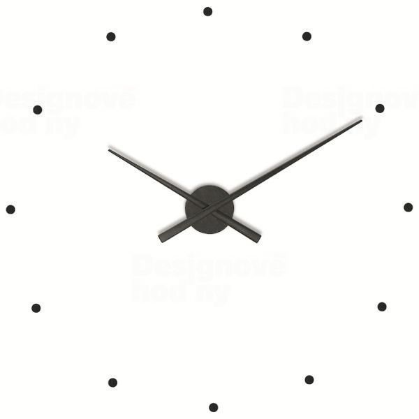 Designové nástěnné hodiny NOMON OJ černé 50cm 160979 Hodiny