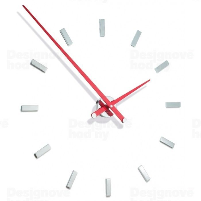 Designové nástěnné hodiny Nomon TACON 12L red 100cm 160961