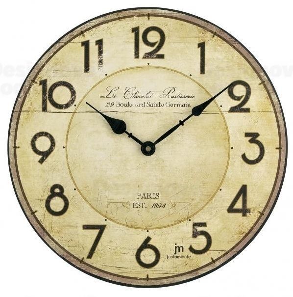Lowell Italy Designové nástěnné hodiny 21415 Lowell 34cm 161137