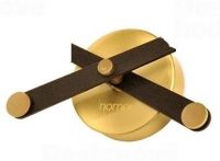 Designové nástěnné hodiny Nomon Axioma Gold Wenge 105cm 161156 Hodiny
