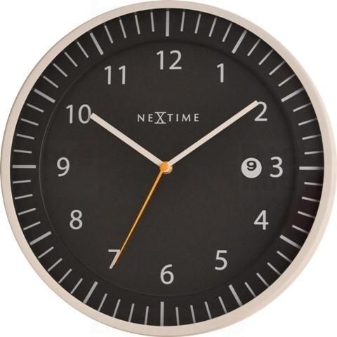 Designové nástěnné hodiny 3058zw Nextime Quick 35cm 161393