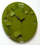 Designové hodiny D&D 206 Meridiana 38cm Meridiana barvy kov zelená "duchamp green" lak 161503 Hodiny