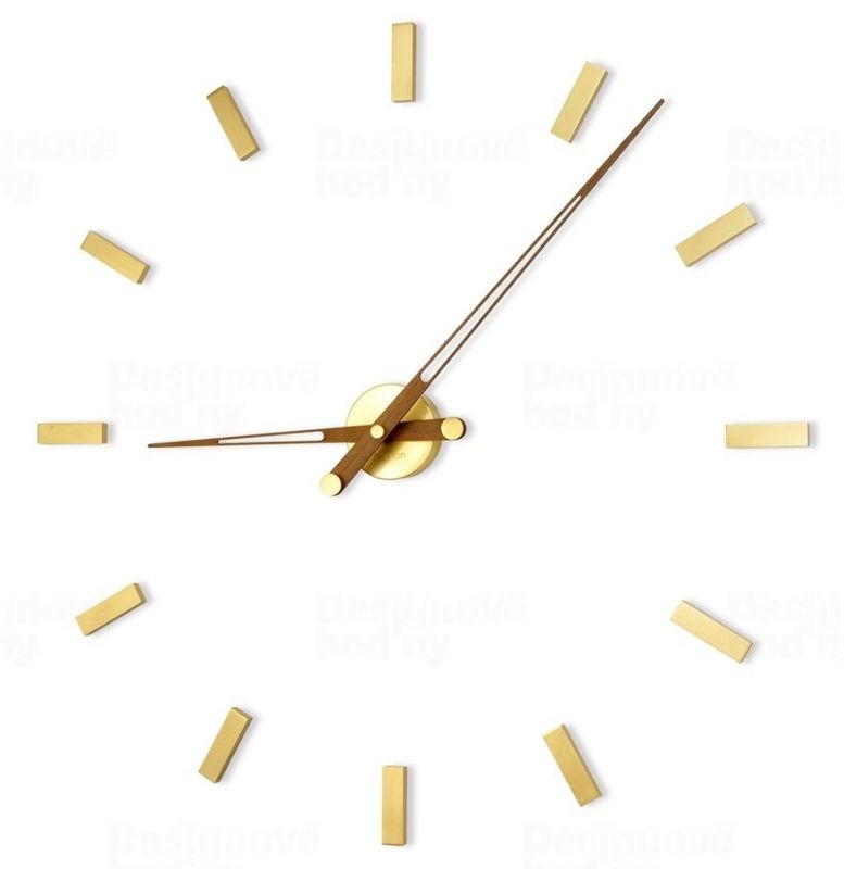 Designové nástěnné hodiny Nomon Tacon 12N Gold 100cm 161631