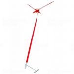Designové podlahové hodiny Nomon Pisa L červená 150cm 161643 Hodiny