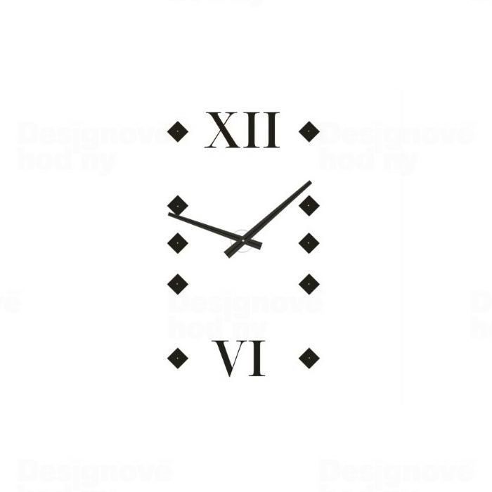 Designové nástěnné hodiny 1577 Calleadesign 140cm (20 barev) Barva tmavě hnědá 161790