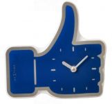 Designové nástěnné hodiny 5185bl Nextime mini Facebook Like 21cm 161834