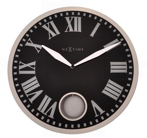 Designové nástěnné kyvadlové hodiny 8161 Nextime Romana 43cm 161838