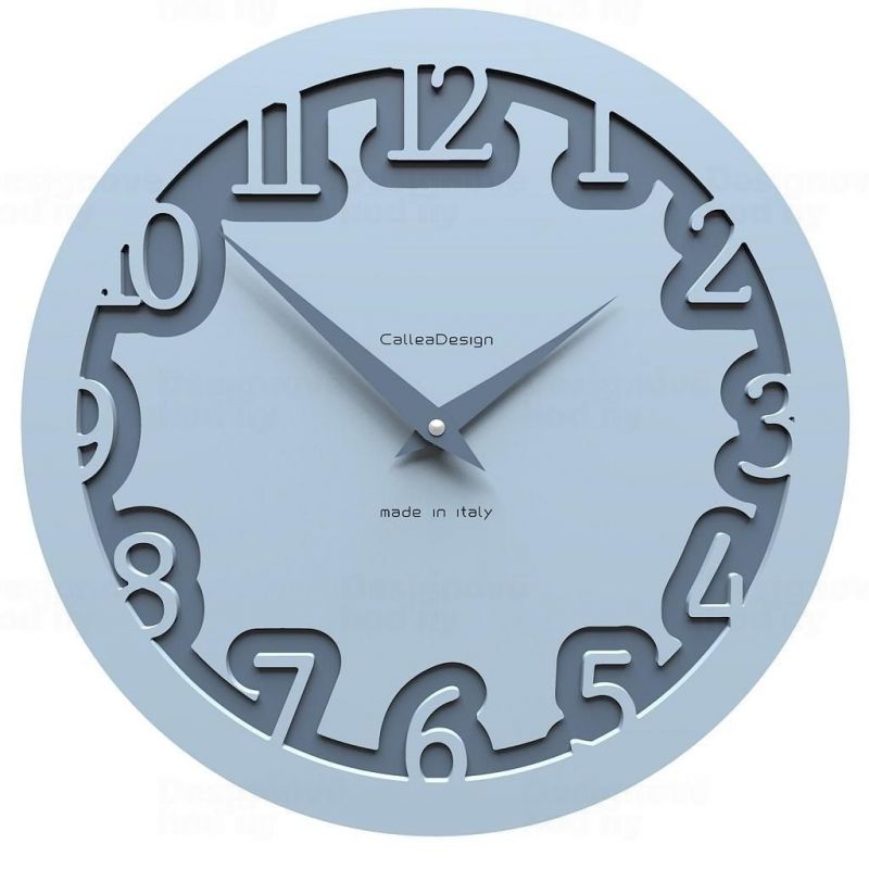 Designové hodiny 10-002 CalleaDesign Labirinto 30cm (více barevných verzí) Barva zelený cedr - 51 161941