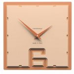 Designové hodiny 10-004 CalleaDesign Breath 30cm (více barevných verzí) Barva rubínová tmavě červená - 65 161987 Hodiny