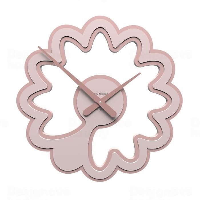 Designové hodiny 10-108 CalleaDesign 45cm (více barev) Barva růžová lastura (nejsvětlejší) - 31 162064