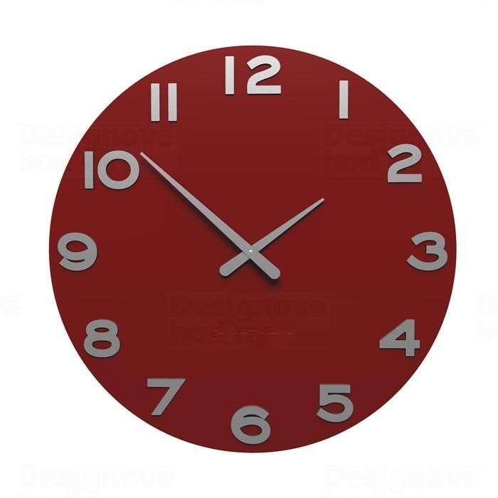 Designové hodiny 10-205 CalleaDesign 60cm (více barev) Barva růžová klasik - 71 162274