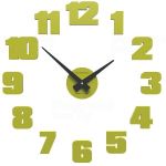 Designové hodiny 10-307 CalleaDesign (více barev) Barva zelený cedr - 51 162504 Hodiny