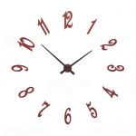 Designové hodiny 10-314 CalleaDesign (více barev) Barva rubínová tmavě červená - 65 162757