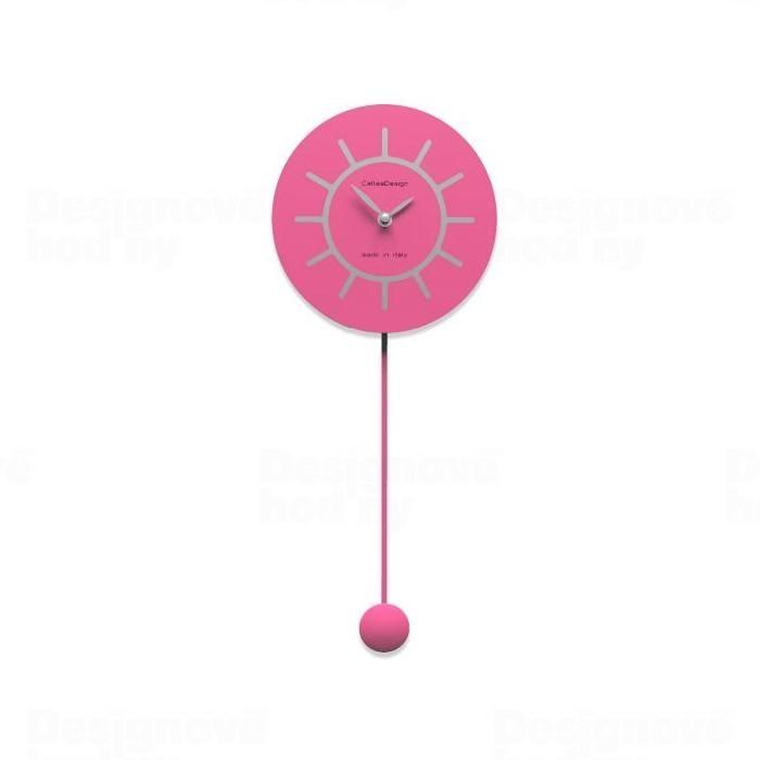 Designové hodiny 11-007 CalleaDesign 60cm (více barev) Barva růžová klasik - 71 163101