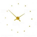 Designové nástěnné hodiny NOMON OJ hořčicové 80cm 163436