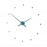 Designové nástěnné hodiny NOMON OJ mořská zelenomodrá 80cm 163438