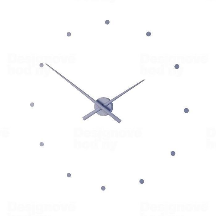 Designové nástěnné hodiny NOMON OJ ocelově modré 50cm 163429