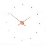 Designové nástěnné hodiny NOMON OJ starorůžové 50cm 163432