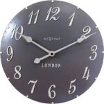 Designové nástěnné hodiny 3084gs Nextime v aglickém retro stylu 35cm 163559