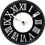 Designové nástěnné hodiny 5187zw Nextime v aglickém retro stylu 17cm 163563