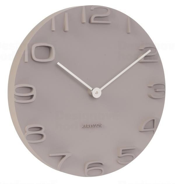 Designové nástěnné hodiny 5311GY Karlsson 42cm 163728