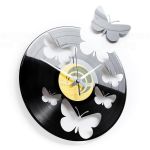 Designové nástěnné hodiny Discoclock 056 Motýli 30cm 163476