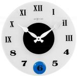 Designové nástěnné kyvadlové hodiny 8635 Nextime Milano Color 35cm 163684