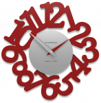 Designové hodiny 10-009 CalleaDesign Mat 33cm (více barevných verzí) Barva šedomodrá tmavá - 44 163863