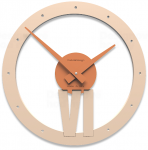 Designové hodiny 10-015 CalleaDesign Xavier 35cm (více barevných verzí) Barva švestkově šedá - 34 164004