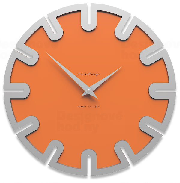 Designové hodiny 10-017 CalleaDesign Roland 35cm (více barevných verzí) Barva terracotta - 24 164064