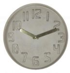 Designové nástěnné kameninové hodiny CL0128 Fisura 35cm 164364