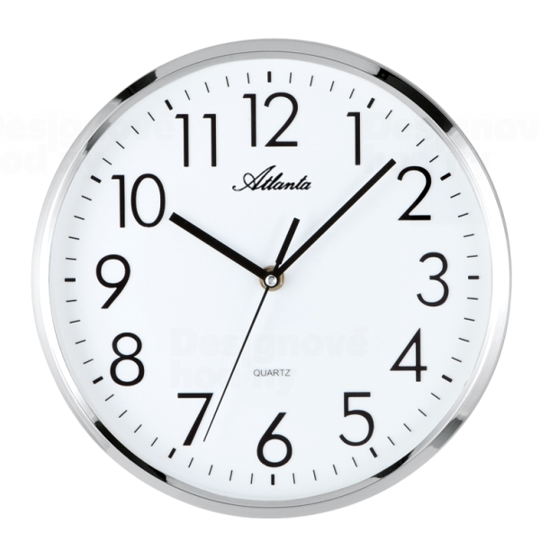 Atlanta Designové nástěnné hodiny AT4315 26cm 164614