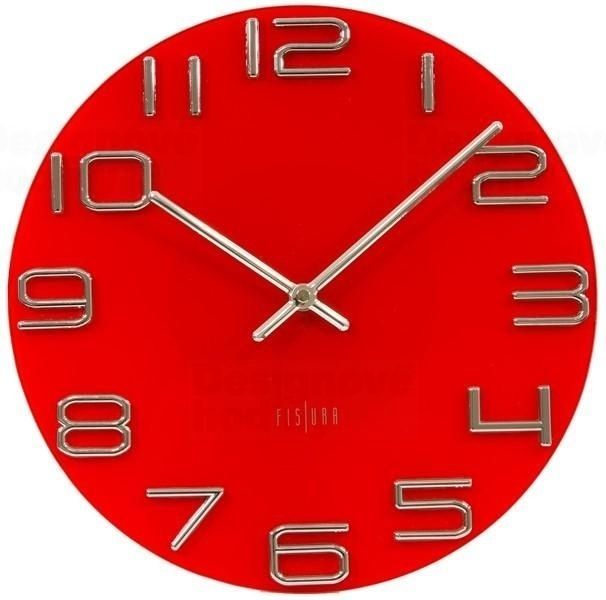 Designové nástěnné hodiny CL0068 Fisura 30cm - poškozený obal 164631 Hodiny