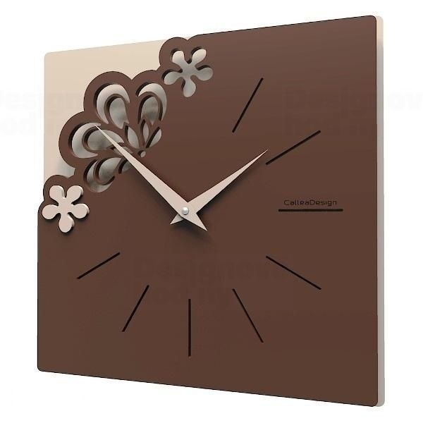 Designové hodiny 56-10-1 CalleaDesign Merletto Small 30cm (více barevných verzí) Barva fuchsiová (starorůžová) - 72 164695
