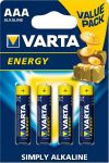 Alkalické tužkové baterie VARTA Energy AAA (4ks - blistr) 164984