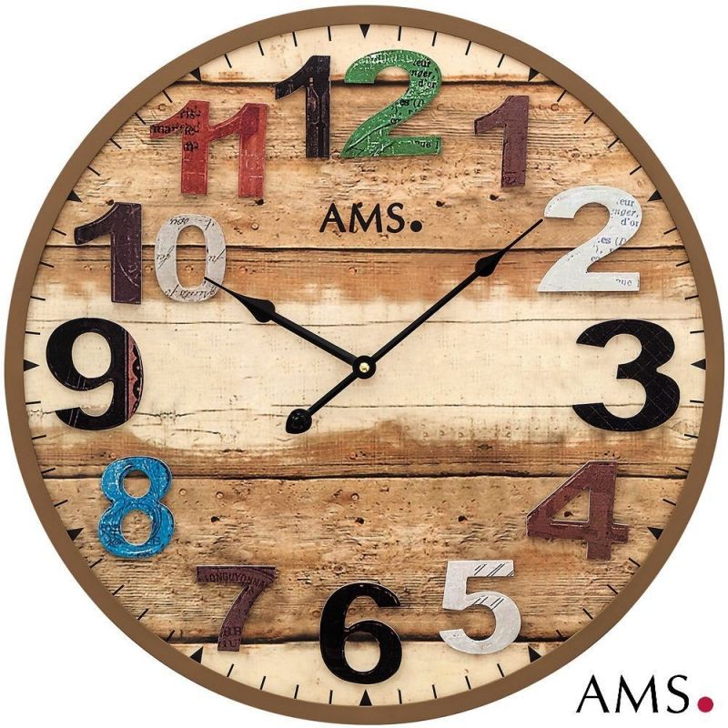 Designové nástěnné hodiny AMS 9539 165130