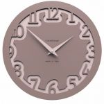 Designové hodiny 10-002 CalleaDesign Labirinto 30cm (více barevných verzí) Barva čokoládová - 69 161946 Hodiny