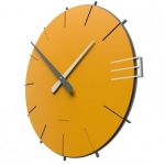 Designové hodiny 10-019 CalleaDesign Mike 42cm (více barevných verzí) Barva caffelatte - 14 164746 Hodiny
