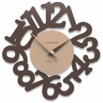 Designové hodiny 10-009 CalleaDesign Mat 33cm (více barevných verzí) Barva černá klasik - 5 163857 Hodiny